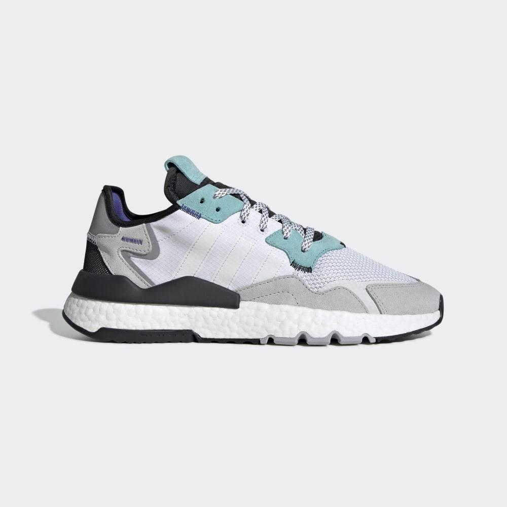 Originals Adidas Nite Jogger Barbati Romania - Albi/Verde Menta EE5882